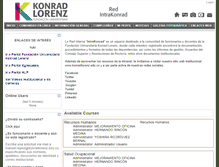 Tablet Screenshot of intra.konradlorenz.edu.co